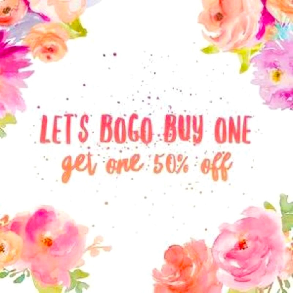BOGO - Buy 1 Get 1 50% off
